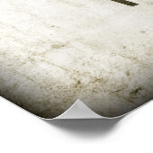 Houd kalm en rij aan poster (Hoek)