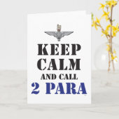 HOUD KALM EN ROEP 2 PARAGRAFEN KAART (Gele Bloem)