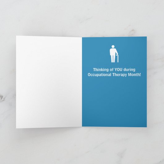 Houd Kalm en roep O.T. - BeroepsTherapeut Kaart (Binnen)