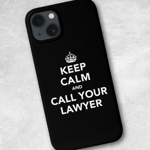 Houd Kalm en roep Uw Advocaat Case-Mate iPhone Case