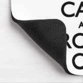 Houd kalm en roteer zwart op vet muismat (Hoek)