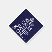 Houd kalm en Schuif aan (het krullen) (om het even Servetten (Hoek)