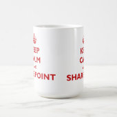 Houd kalm en SharePoint - Mok (Center)