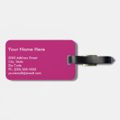 Houd kalm en Sing aan Bagagelabel (Achterkant horizontaal)