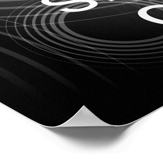 Houd kalm en Sing aan Poster (Hoek)