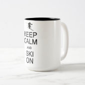 Houd kalm en sklikken op mok - kies stijl, kleur (Voorkant rechts)