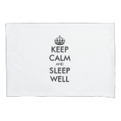 Houd kalm en slaap goed grappig douane kussensloop (Voorkant)