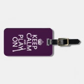 Houd kalm en speel aan (klarinet) (om het even wel bagagelabel (Voorkant horizontaal)