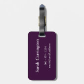 Houd kalm en speel aan (klarinet) (om het even wel bagagelabel (Achterkant verticaal)