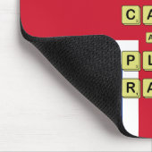 Houd kalm en speel bordspelen muismat (Hoek)