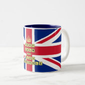 Houd kalm en speel bordspelen tweekleurige koffiemok (Voorkant rechts)