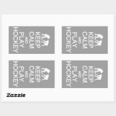Houd kalm en speel de aangepaste stickers van de H (Vel)