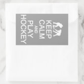 Houd kalm en speel de aangepaste stickers van de H (Tas)