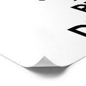 Houd kalm en speel Disc golf Poster (Hoek)