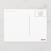 Houd kalm en speel op Geel Briefkaart (Achterkant)