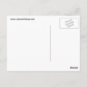 Houd kalm en speel op zwart Briefkaart (Achterkant)