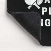 Houd kalm en speel pingelen de Tennis van de Lijst Muismat (Hoek)