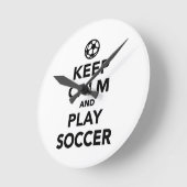 Houd kalm en speel Soccer Ronde Klok (Hoek)