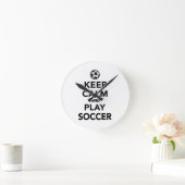 Houd kalm en speel Soccer Ronde Klok (Huis)