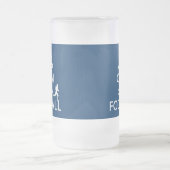 Houd kalm en Spel Football (Amerikaans Football) Matglas Bierpul (Center)