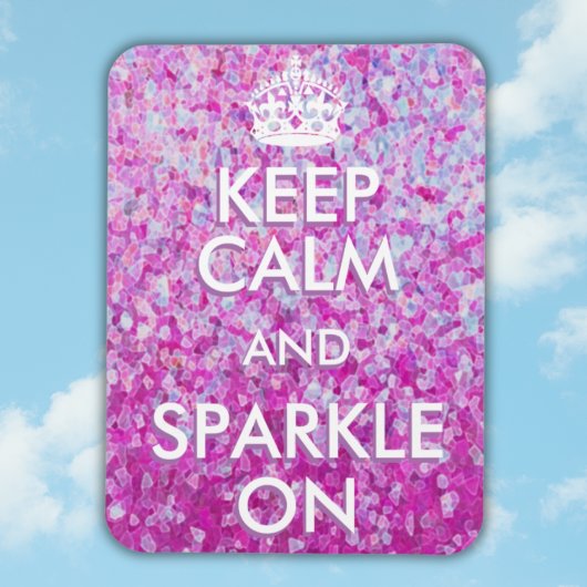 Houd kalm en spleet aan magneet