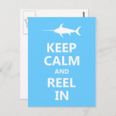 Houd kalm en spoel binnen briefkaart (Voorkant / Achterkant)