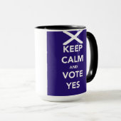 Houd kalm en stem ja mok (Voorkant rechts)