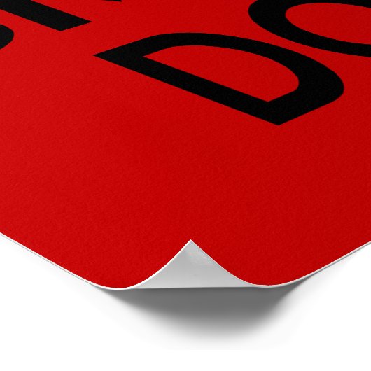 HOUD KALM EN STERK Poster worstelen (Hoek)