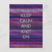 Houd kalm en stop aan briefkaart (Voorkant)