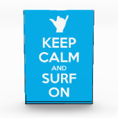 Houd kalm en Surf aan Fotoblokken (Voorkant)