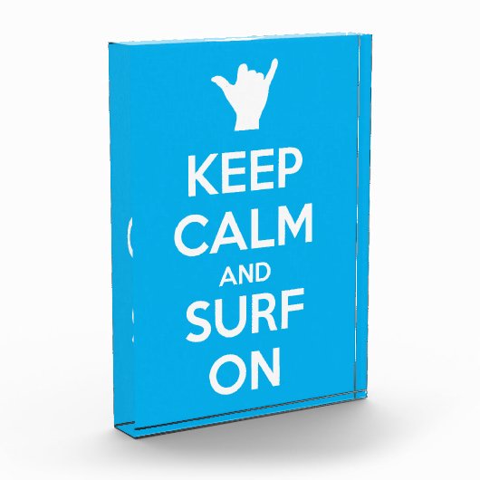 Houd kalm en Surf aan Fotoblokken (Links)