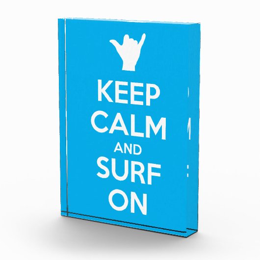 Houd kalm en Surf aan Fotoblokken (Rechts)