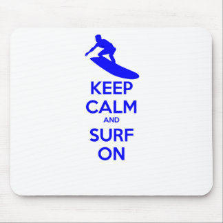 Houd kalm en Surf aan Muismat