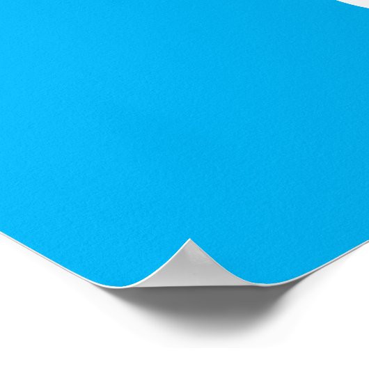 Houd kalm en Surf aan Poster (Hoek)