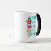 Houd kalm en surf op bruidsmeisje magische mok (Voorkant rechts)