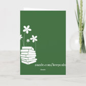 Houd kalm en T-shirt uit - Golf cadeaus, alle kleu Kaart (Achterkant)