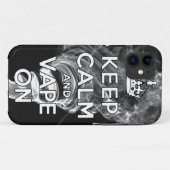 Houd kalm en tape aan Case-Mate iPhone case (Achterkant (horizontaal))