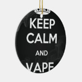 Houd kalm en tape aan keramisch ornament (Rechts)