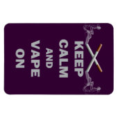 Houd kalm en tape aan magneet (Horizontaal)