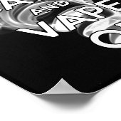 Houd kalm en tape aan poster (Hoek)