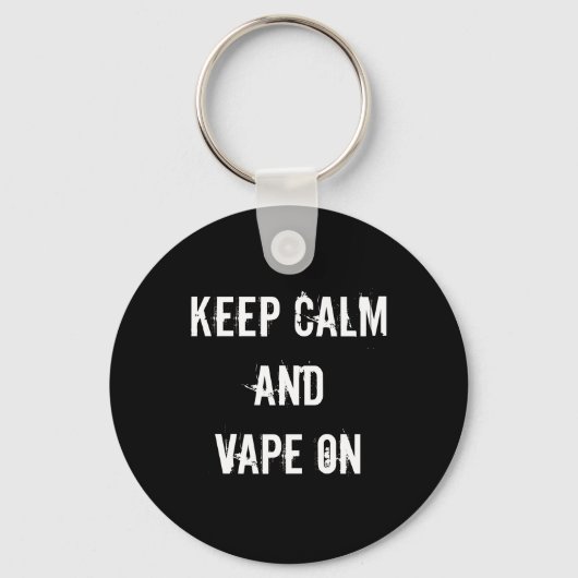 Houd kalm en tape aan sleutelhanger (Voorkant)