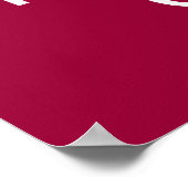 Houd kalm en TEACH op Poster (Hoek)