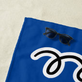 Houd kalm en tennis grappig strandhanddoekje strandlaken (In situ)