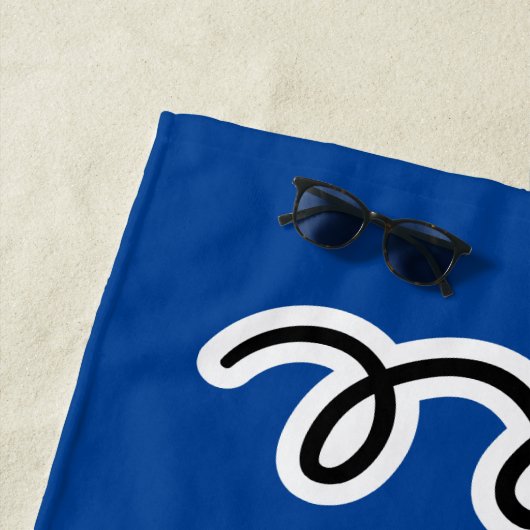 Houd kalm en tennis grappig strandhanddoekje strandlaken (In situ)