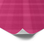 Houd kalm en toon aan, Roze speldenstang Poster (Hoek)