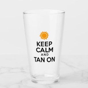 Houd kalm en toon op het pictogram van de zon glas