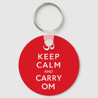 Houd kalm en transport om Motivatie sleutel ring Sleutelhanger