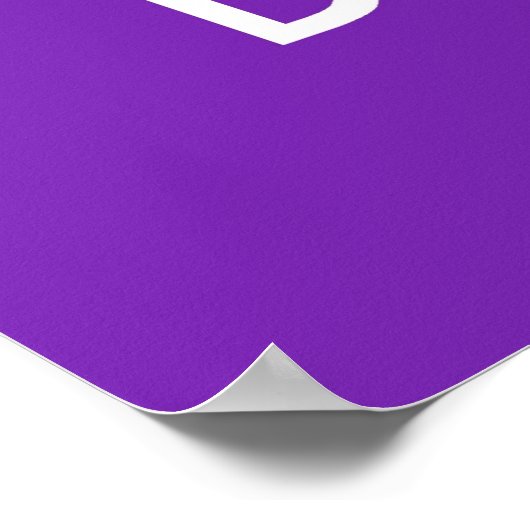 Houd kalm en trommel op druk of poster (Hoek)