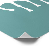 Houd kalm en trot aan - Paarden - Alle kleuren Poster (Hoek)