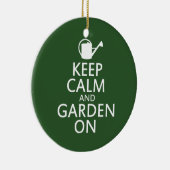 Houd kalm en tuin aan keramisch ornament (Rechts)